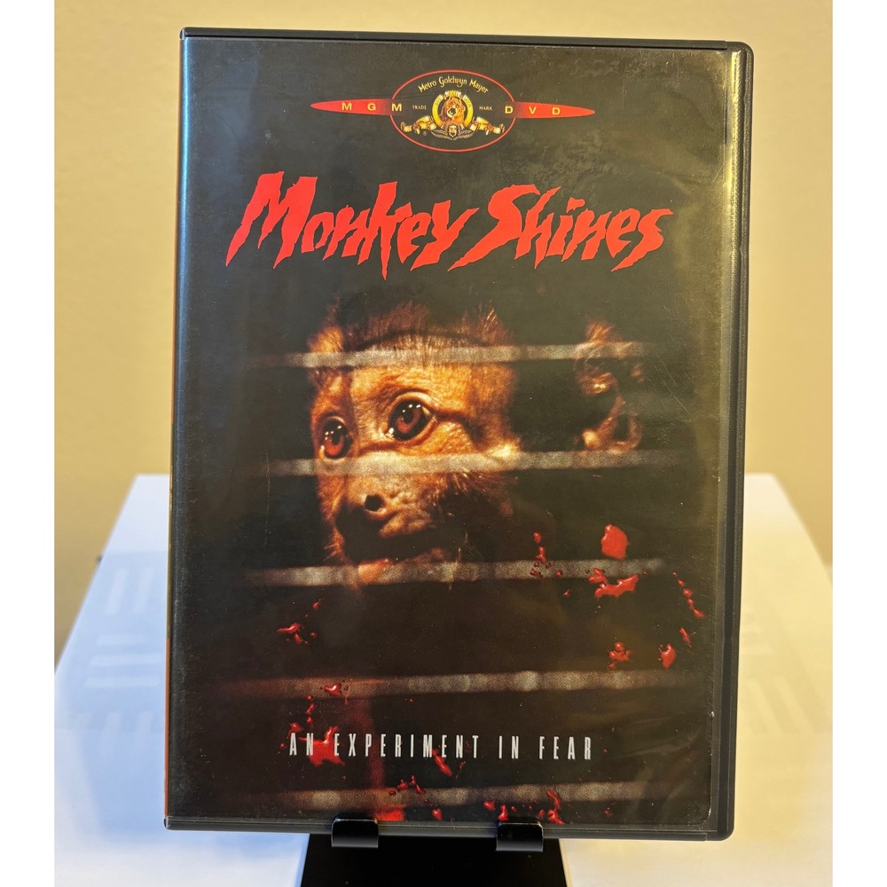 Monkey Shines DVD 1988 George A Romero Horror Thriller Jason Beghe MGM Orion